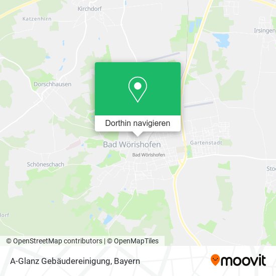 A-Glanz Gebäudereinigung Karte