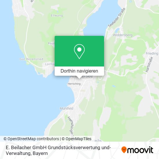 E. Beilacher GmbH Grundstücksverwertung und-Verwaltung Karte
