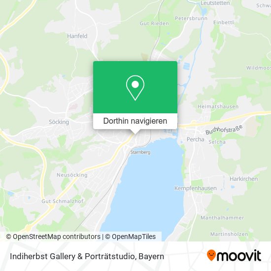 Indiherbst Gallery & Porträtstudio Karte