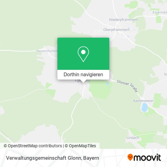 Verwaltungsgemeinschaft Glonn Karte