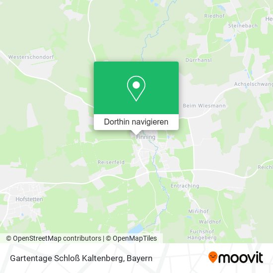 Gartentage Schloß Kaltenberg Karte
