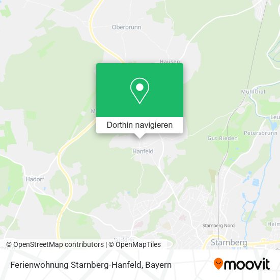 Ferienwohnung Starnberg-Hanfeld Karte