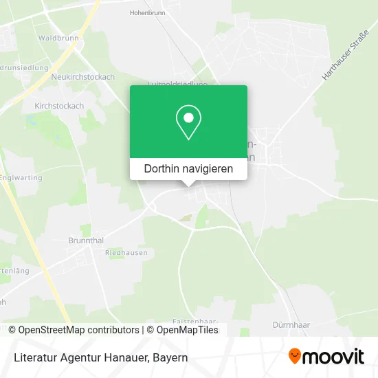 Literatur Agentur Hanauer Karte