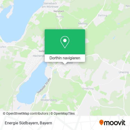 Energie Südbayern Karte