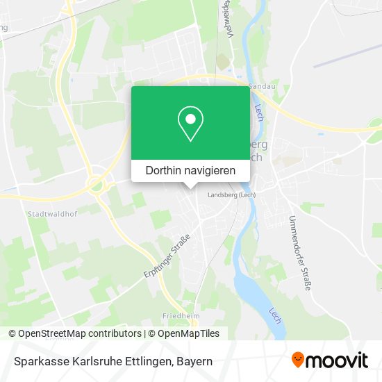 Sparkasse Karlsruhe Ettlingen Karte