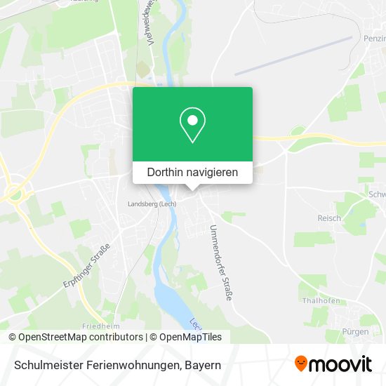 Schulmeister Ferienwohnungen Karte