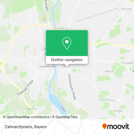 Zahnarztpraxis Karte