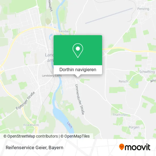 Reifenservice Geier Karte