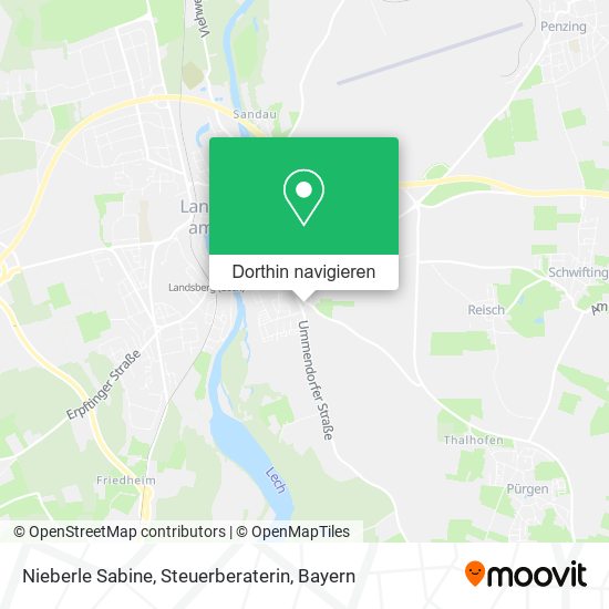 Nieberle Sabine, Steuerberaterin Karte