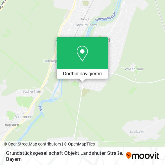 Grundstücksgesellschaft Objekt Landshuter Straße Karte