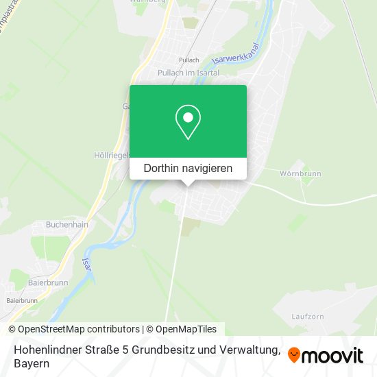 Hohenlindner Straße 5 Grundbesitz und Verwaltung Karte