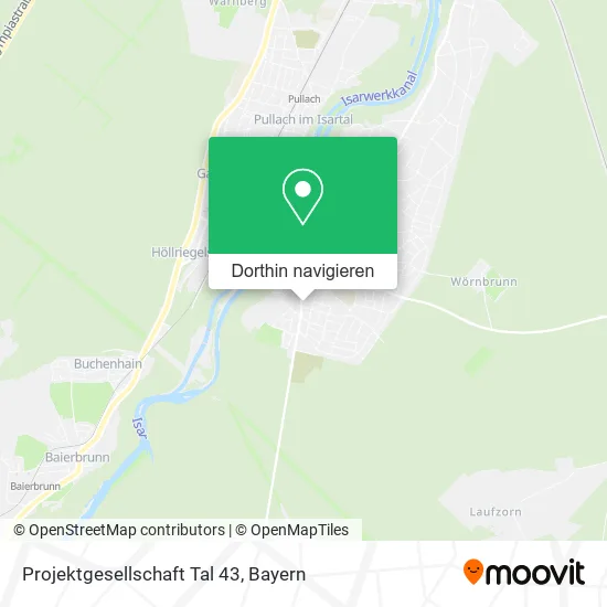 Projektgesellschaft Tal 43 Karte