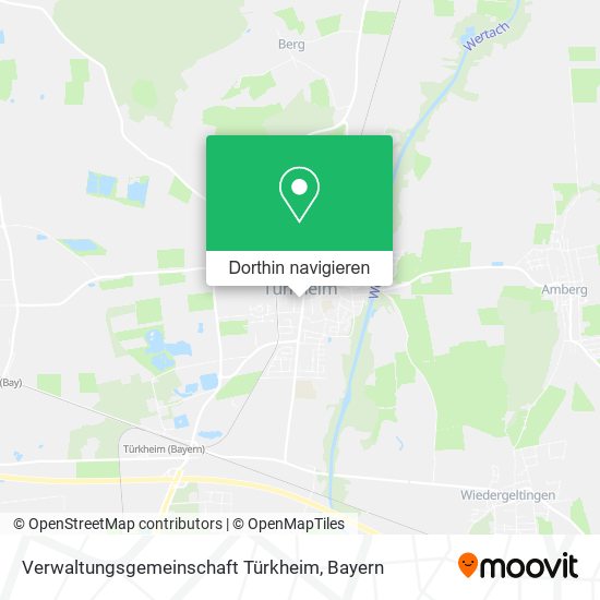 Verwaltungsgemeinschaft Türkheim Karte