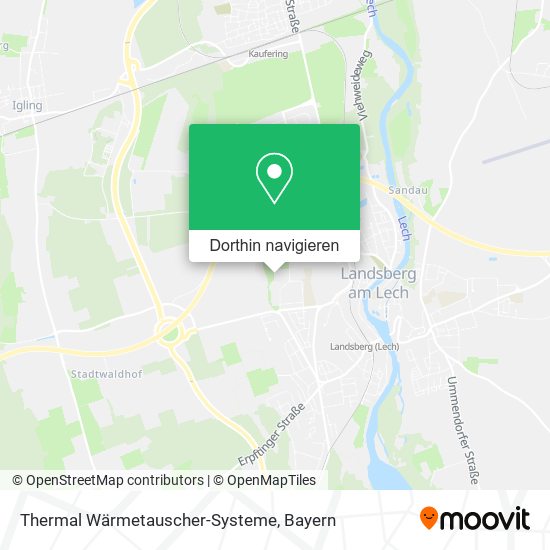 Thermal Wärmetauscher-Systeme Karte