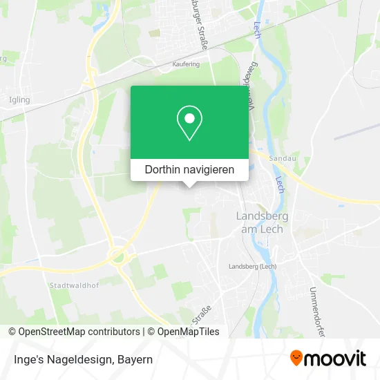 Inge's Nageldesign Karte