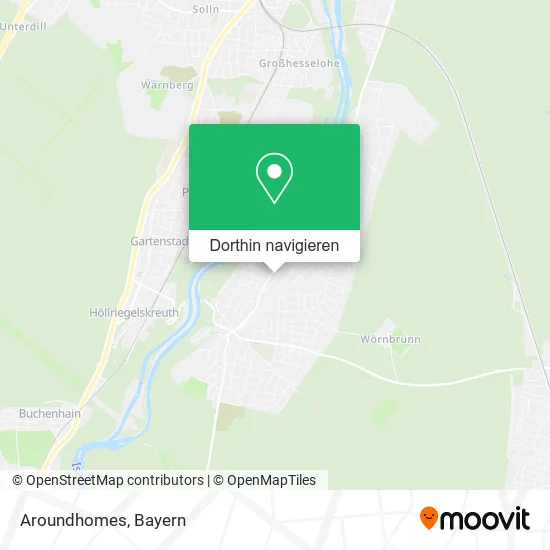 Aroundhomes Karte