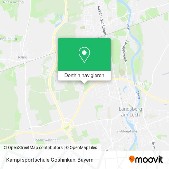 Kampfsportschule Goshinkan Karte