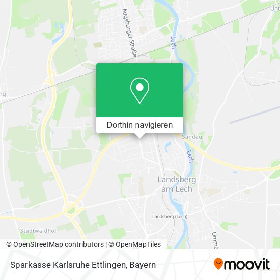 Sparkasse Karlsruhe Ettlingen Karte