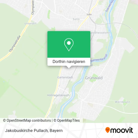 Jakobuskirche Pullach Karte