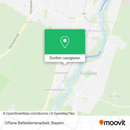Offene Behindertenarbeit Karte