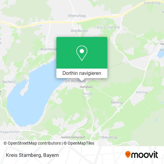 Kreis Starnberg Karte