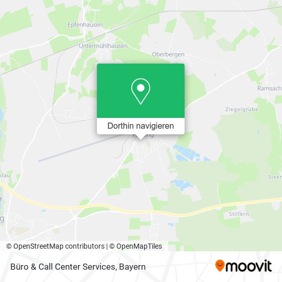 Büro & Call Center Services Karte