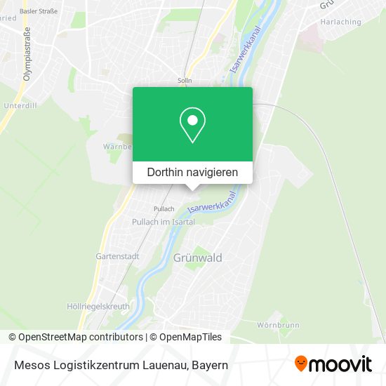 Mesos Logistikzentrum Lauenau Karte