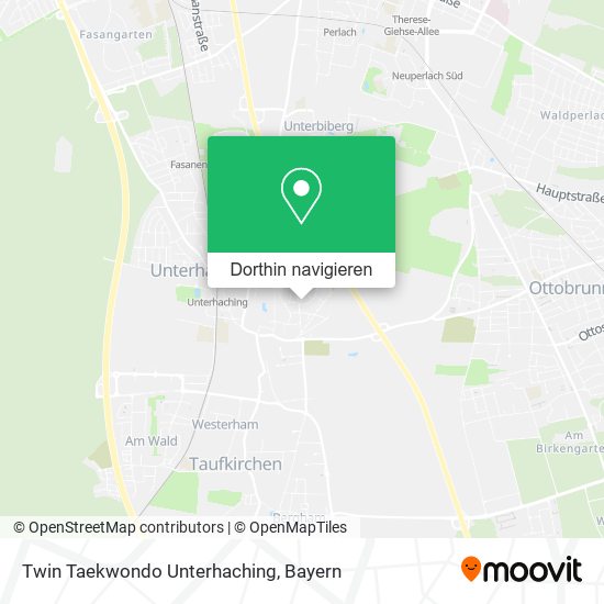 Twin Taekwondo Unterhaching Karte
