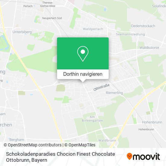 Schokoladenparadies Chocion Finest Chocolate Ottobrunn Karte