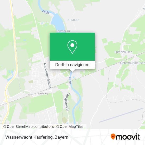 Wasserwacht Kaufering Karte