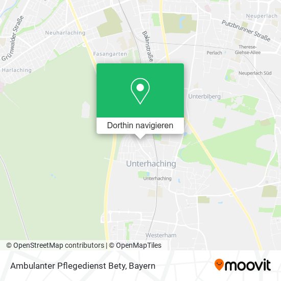 Ambulanter Pflegedienst Bety Karte
