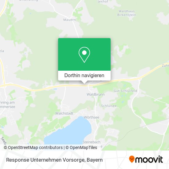 Response Unternehmen Vorsorge Karte