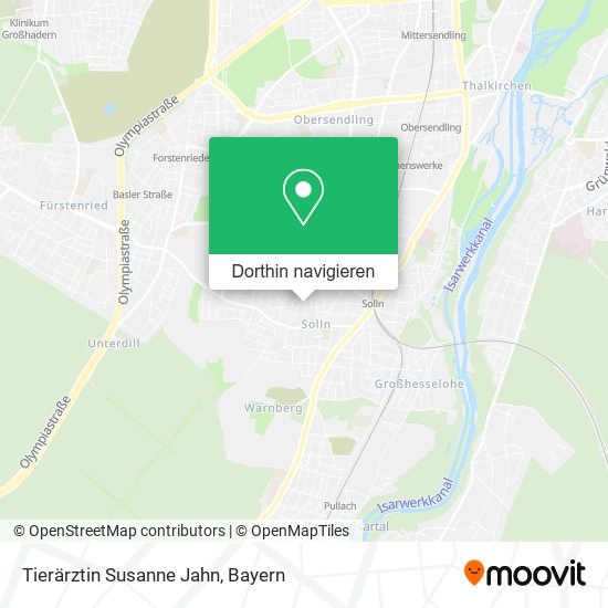 Tierärztin Susanne Jahn Karte