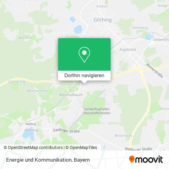 Energie und Kommunikation Karte