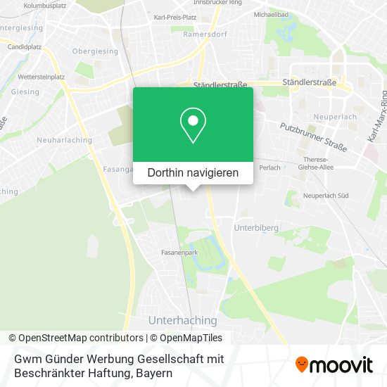Gwm Günder Werbung Gesellschaft mit Beschränkter Haftung Karte