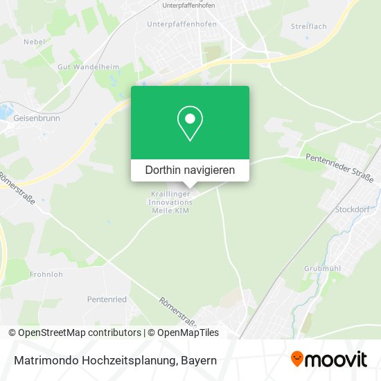 Matrimondo Hochzeitsplanung Karte