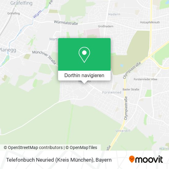 Telefonbuch Neuried (Kreis München) Karte