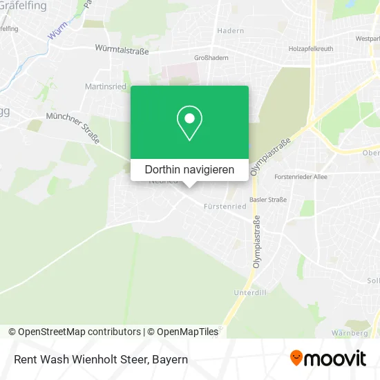 Rent Wash Wienholt Steer Karte