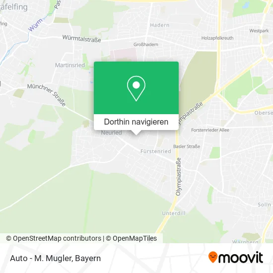 Auto - M. Mugler Karte