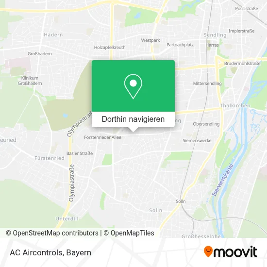 AC Aircontrols Karte