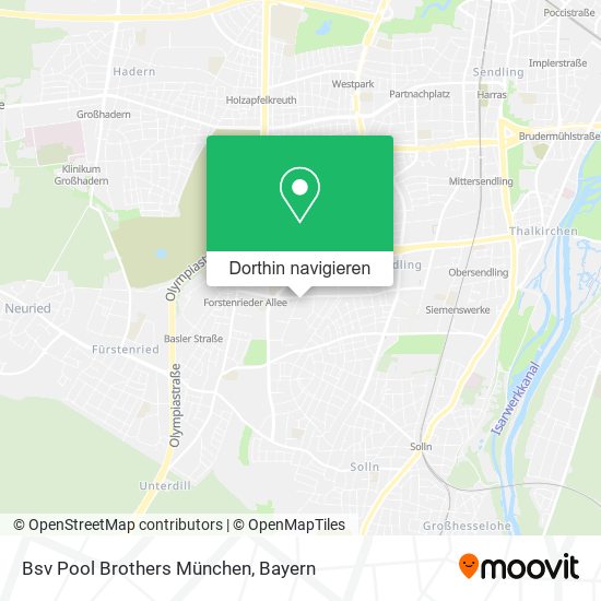 Bsv Pool Brothers München Karte