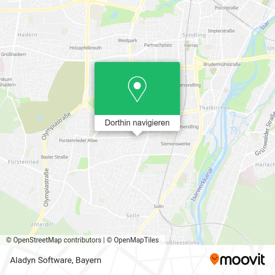 Aladyn Software Karte