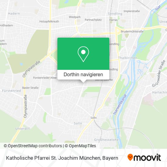 Katholische Pfarrei St. Joachim München Karte
