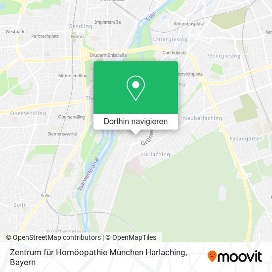 Zentrum für Homöopathie München Harlaching Karte