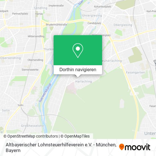 Altbayerischer Lohnsteuerhilfeverein e.V. - München Karte
