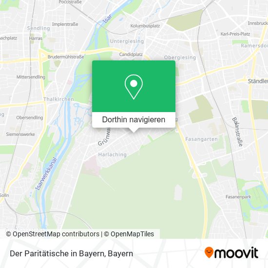 Der Paritätische in Bayern Karte