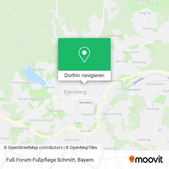 Fuß-Forum Fußpflege Schmitt Karte