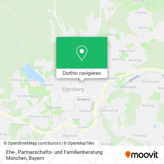 Ehe-, Partnerschafts- und Familienberatung München Karte