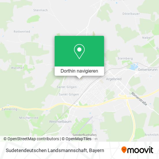 Sudetendeutschen Landsmannschaft Karte