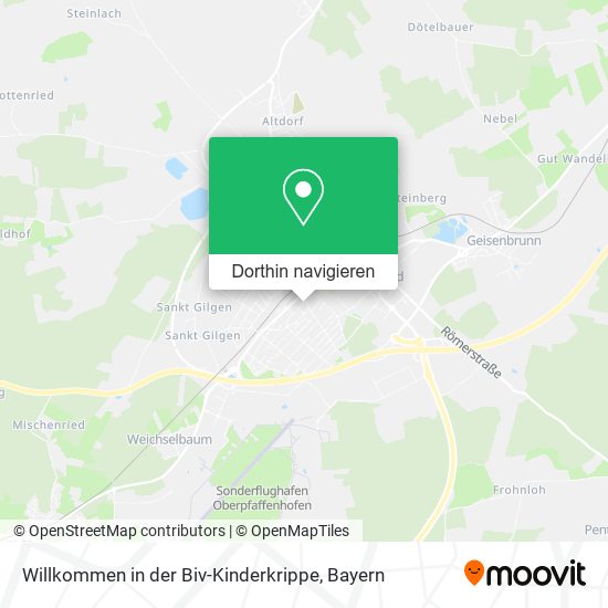Willkommen in der Biv-Kinderkrippe Karte